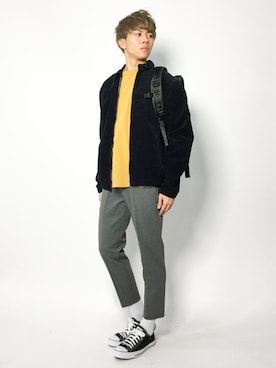 「Carhartt(カーハート)のアイテム(ブルゾン)」を使った、Ryoさん(メンズ・173cm)の冬コーディネート