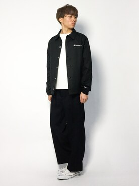 「JUNRED（ジュンレッド）のアイテム（その他アウター）」を使った、Ryoさん（メンズ・173cm）の冬コーディネート