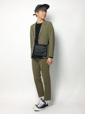 「SHIPS JET BLUE（シップスジェットブルー）のアイテム（ジャケット/アウター）」を使った、Ryoさん（メンズ・173cm）の春コーディネート