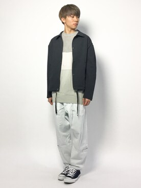 「LIDNM（リドム）のアイテム（ジャケット/アウター）」を使った、Ryoさん（メンズ・173cm）の春コーディネート