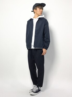 「RAGEBLUE（レイジブルー）のアイテム（その他アウター）」を使った、Ryoさん（メンズ・173cm）の春コーディネート