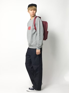 「A.P.C.（アーペーセー）のアイテム（バッグ）」を使った、Ryoさん（メンズ・173cm）の春コーディネート