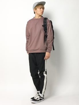 「MONKEY TIME（モンキータイム）のアイテム（その他パンツ）」を使った、Ryoさん（メンズ・173cm）の春コーディネート
