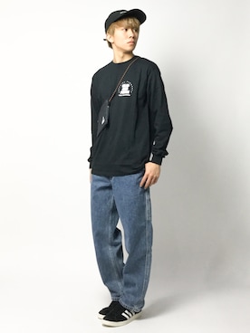 「SILVER TAB（シルバータブ）のアイテム」を使った、Ryoさん（メンズ・173cm）の春コーディネート