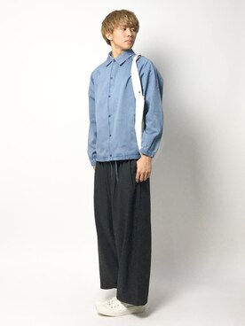 「RAGEBLUE（レイジブルー）のアイテム（その他アウター）」を使った、Ryoさん（メンズ・173cm）の春コーディネート