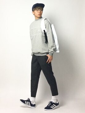 「FREAK'S STORE（フリークスストア）のアイテム（帽子）」を使った、Ryoさん（メンズ・173cm）の春コーディネート