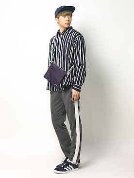 「FREAK'S STORE（フリークスストア）のアイテム（帽子）」を使った、Ryoさん（メンズ・173cm）の春コーディネート