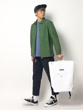 「FREAK'S STORE（フリークスストア）のアイテム（帽子）」を使った、Ryoさん（メンズ・173cm）の春コーディネート