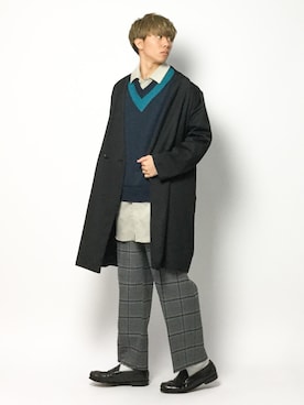 「HARE（ハレ）のアイテム（その他アウター）」を使った、Ryoさん（メンズ・173cm）の春コーディネート