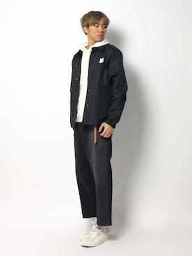 「ストリートカジュアル」｜「アイテム（ブルゾン）」を使った、Ryoさん（メンズ・173cm）の春コーディネート