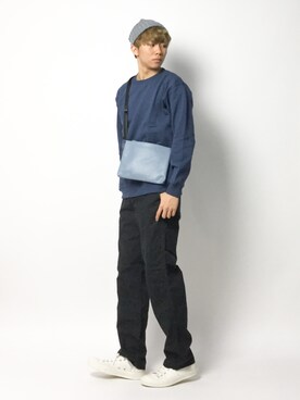 「FREAK'S STORE（フリークスストア）のアイテム（帽子）」を使った、Ryoさん（メンズ・173cm）の春コーディネート