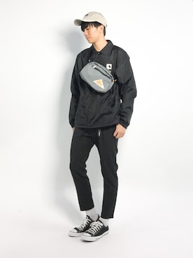 「Carhartt WIP（カーハートダブリューアイピー）のアイテム（ジャケット/アウター）」を使った、Ryoさん（メンズ・173cm）の春コーディネート