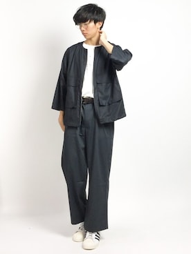「ASTRONOMY（アストロノミー）のアイテム」を使った、Ryoさん（メンズ・173cm）の春コーディネート
