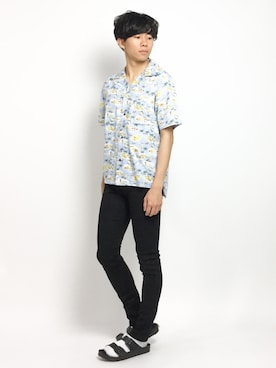 「galvanize（ガルヴァナイズ）のアイテム」を使った、Ryoさん（メンズ・173cm）の夏コーディネート