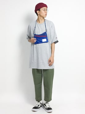 「アウトドアミックス」｜Ryoさん（メンズ・173cm）の夏コーディネート