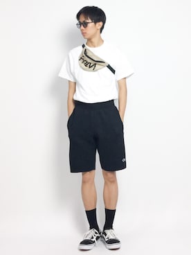 「HeM（ヘム）のアイテム」を使った、Ryoさん（メンズ・173cm）の夏コーディネート