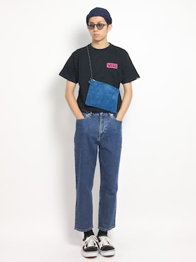 「VANS（バンズ）のアイテム（トップス）」を使った、Ryoさん（メンズ・173cm）の夏コーディネート