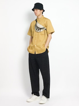 「HeM（ヘム）のアイテム」を使った、Ryoさん（メンズ・173cm）の夏コーディネート