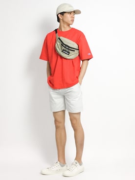 「FREAK'S STORE（フリークスストア）のアイテム（帽子）」を使った、Ryoさん（メンズ・173cm）の夏コーディネート