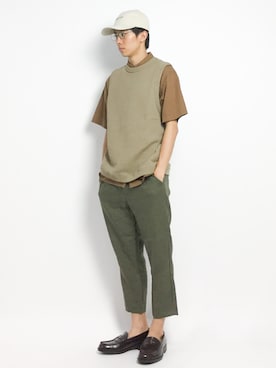 「FREAK'S STORE（フリークスストア）のアイテム（帽子）」を使った、Ryoさん（メンズ・173cm）の夏コーディネート