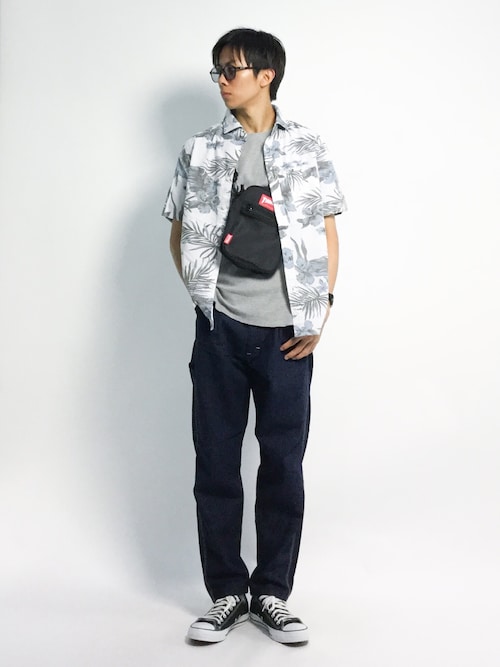 ZOZOTOWNRyo����̃V���c/�u���E�X�u�Ȗ�COOLMAX���C�h�J���[�����V���c�iRocky Monroe�b���b�L�[�������[�j�v���g�����R�[�f�B�l�[�g