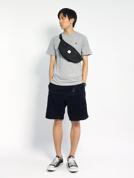 「URBAN RESEARCH Sonny Label（アーバンリサーチサニーレーベル）のアイテム（バッグ）」を使った、Ryoさん（メンズ・173cm）の夏コーディネート