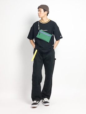 「CASPER JOHN AIVER（キャスパージョンアイバー）のアイテム」を使った、Ryoさん（メンズ・173cm）の夏コーディネート