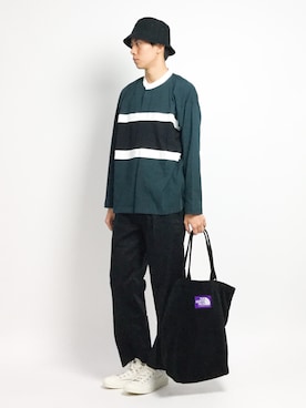 「FREAK'S STORE（フリークスストア）のアイテム（バッグ）」を使った、Ryoさん（メンズ・173cm）の秋コーディネート
