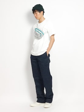 「FREAK'S STORE（フリークスストア）のアイテム（バッグ）」を使った、Ryoさん（メンズ・173cm）の秋コーディネート