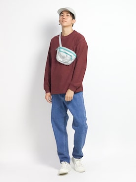 「FREAK'S STORE（フリークスストア）のアイテム（バッグ）」を使った、Ryoさん（メンズ・173cm）の秋コーディネート