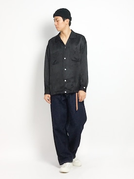 「SILVER TAB（シルバータブ）のアイテム」を使った、Ryoさん（メンズ・173cm）の秋コーディネート