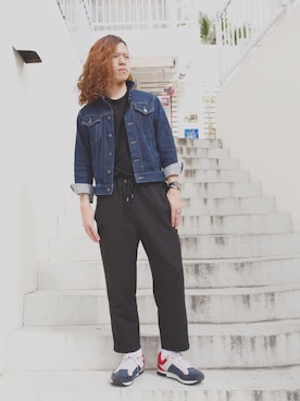 「chaopanic」｜「アイテム（ブルゾン）」を使った、ONGAMANさん（メンズ・174cm）の冬コーディネート