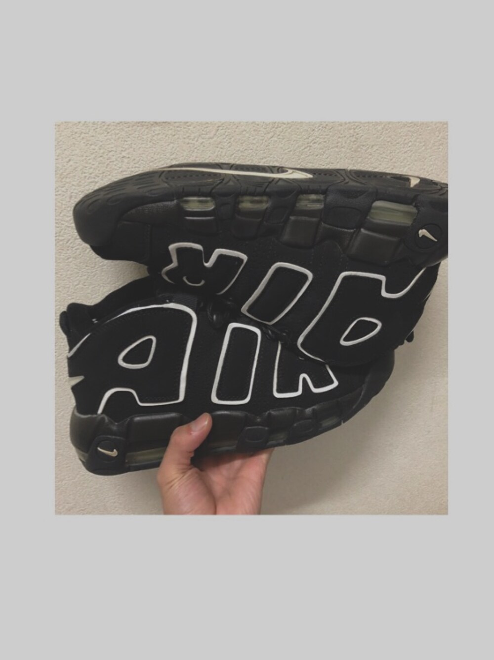 「秋のコーデ、秋冬、NIKE、エアモアアップテンポ、モアテン、大人コーデ」｜「NIKEのアイテム（スニーカー、ブラック系）」を使った、ζζζζさん（メンズ・170cm）の秋コーディネートの1枚目の写真