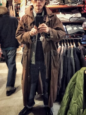 「Levi's（リーバイス）のアイテム（その他アウター）」を使った、Leeさん（メンズ・174cm）の冬コーディネート