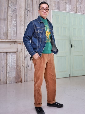 「TOM FORD（トム フォード）のアイテム」を使った、Leeさん（メンズ・174cm）の冬コーディネート