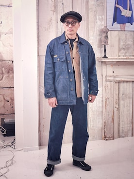 「リーバイス」｜「アイテム（その他）」を使った、Leeさん（メンズ・174cm）の春コーディネート