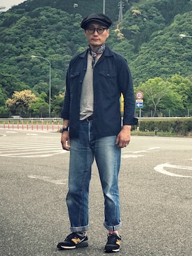 「ニューバランス996」｜Leeさん（メンズ・174cm）の春コーディネート