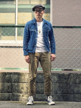 「ct70」｜「アイテム（ジャケット/アウター）」を使った、Leeさん（メンズ・174cm）の春コーディネート