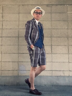 「ニコアンド」｜「アイテム（フォーマルスーツ/小物）」を使った、Leeさん（メンズ・174cm）の春コーディネート