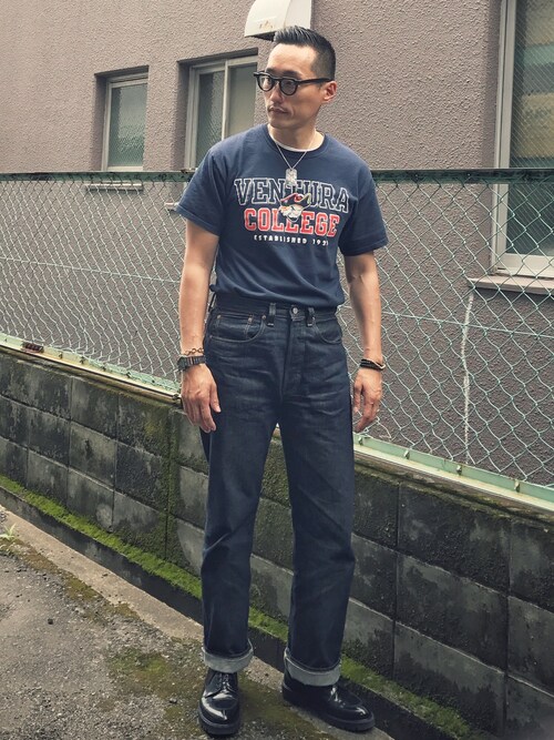 Lee｜LEVI'S VINTAGE CLOTHINGのデニムパンツを使ったコーディネート - WEAR