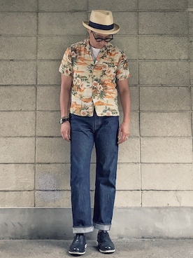 「リーバイス」｜Leeさん（メンズ・174cm）の夏コーディネート