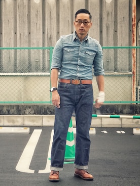 「Levi's」｜Leeさん（メンズ・174cm）の秋コーディネート
