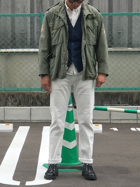 「M65」｜Leeさん（メンズ・174cm）の秋コーディネート