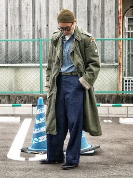 「rrl」｜Leeさん（メンズ・174cm）の冬コーディネート