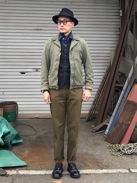 「church's」｜Leeさん（メンズ・174cm）の冬コーディネート