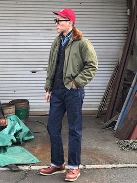 「LEVIS VINTAGE CLOTHING」｜Leeさん（メンズ・174cm）の春コーディネート