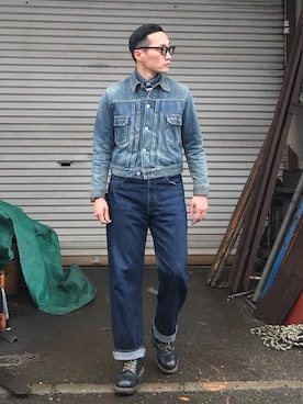 「Levi's（リーバイス）のアイテム（財布/小物）」を使った、Leeさん（メンズ・174cm）の春コーディネート