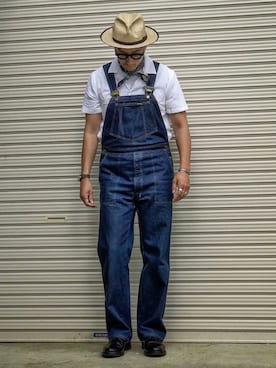 「THE H.W. DOG & CO. （ザエイチダブリュドックアンドコー）のアイテム」を使った、Leeさん（メンズ・174cm）の夏コーディネート
