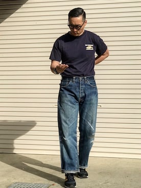 「LEVIS VINTAGE CLOTHING」｜Leeさん（メンズ・174cm）の夏コーディネート