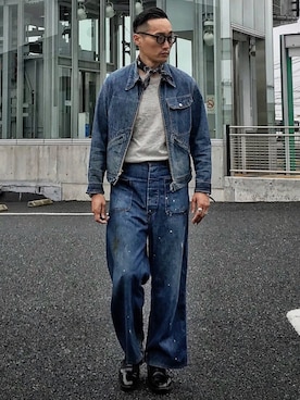 「LEVIS VINTAGE CLOTHING」｜Leeさん（メンズ・174cm）の夏コーディネート